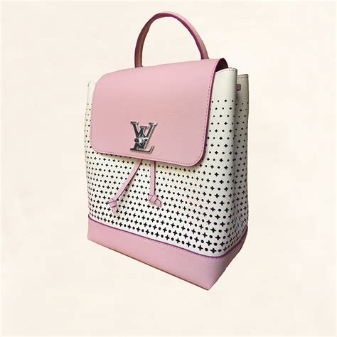 pink louis vuitton backpack.